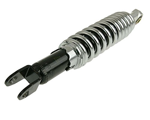 VANEZ Stoßdämpfer schwarz chrom kompatibel für Kymco Agility RS 50, Grand Dink, People, Super 8 9