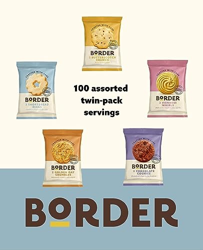 Borders Mini Pack Assorted Biscuits (5 Variety) 100 x 2 Bisc (1 Box) - 3