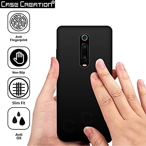 Image of Case Creation for Redmi K20 Pro 2020 Back case, Xiaomi Redmi K20 Pro Slim Flexible Smart Look case with 360 Camera All Angle Protection (Pure Black)
