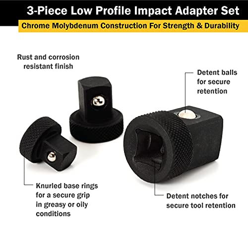 Titan Tools 30936 Low Profile Adapter Set,One Size #TOP2