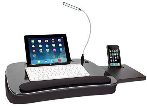 image for BIRDROCK HOME Deluxe Lap Desk for Laptop and Writing - Black - Laptop 