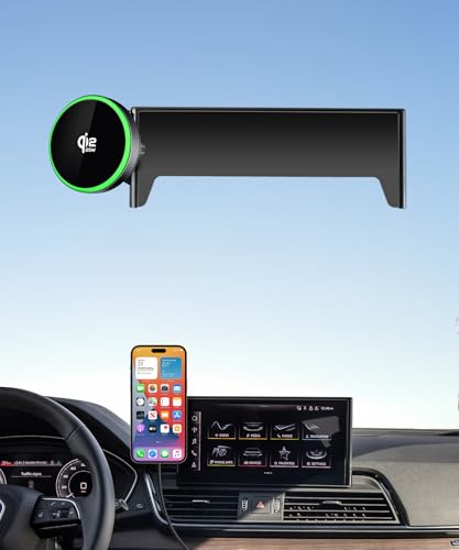 Qi2.2 25W Wireless Charger Car Phone Mount for Audi Q5/SQ5/A5/S5 2021-2025