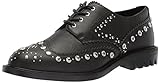 KELSI DAGGER BROOKLYN Women's Border Shoe, Black, 6.5 M US