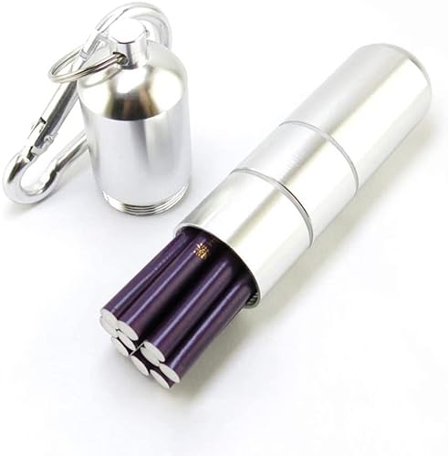 LXFENG Caja de Cigarrillos Metal al Aire Libre Portátil Humedecer a Prueba de Humedad Hombres Caja de Cigarrillos Canople Cigarrillos Fino 10 Cover