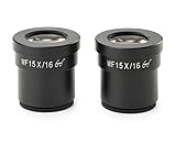Paire d'Oculaires Euromex WF 15x/16. Paire d'oculaires pour microscopes Euromex pour prises oculaires de 30 mm.