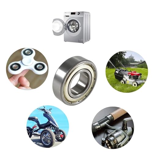 TA-VIGOR 4Pcs 6204-2RS Deep Groove Ball Bearings, Z1 20mm x 47mm x 14mm Double Sealed Industrial Bearings, Chrome Steel Skateboard Bearings for Motor Electrical Instrument Equipment - Image 7