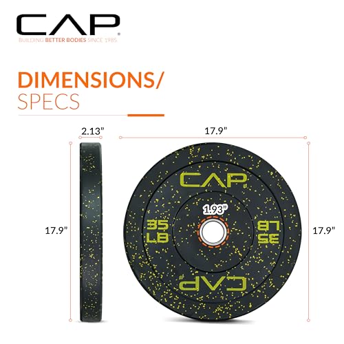 Image of CAP Barbell Rubber Olympic Bumper Plate | Multiple Options /Colors