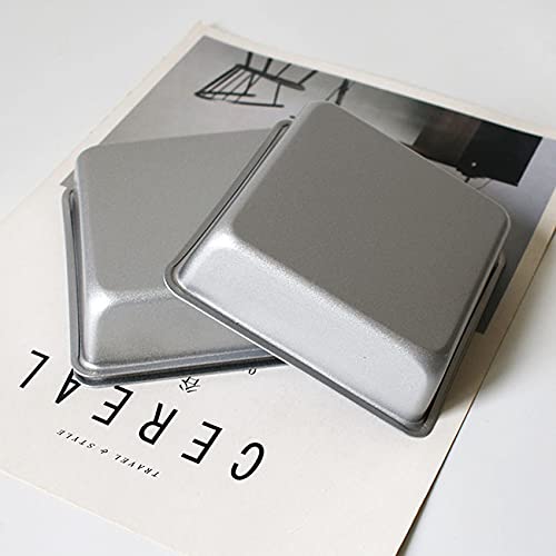 Flunyina-4-Inches-NonGeFriend-giftitStick-Square-Cake-Pans-Set-of-4-Carbon-Steel-Cake-Molds-for-Home-Daily-Housewarming-Wedding-Birthday-Party-Brownie-Making