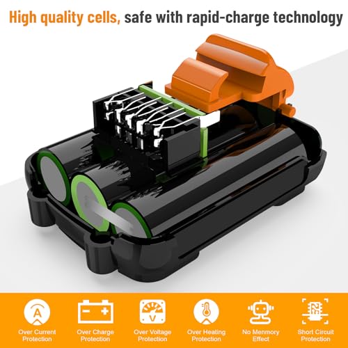 LabTEC DCB121 12 V/10,8 V 4000 mAh/4,0 Ah lithium accu voor DeWalt 12 V accu DCB120 DCB121 DCB127, voor Dewalt DCD DCF DCK DCL DCS DCT serie reserveaccu voor elektrisch gereedschap - Afbeelding 3
