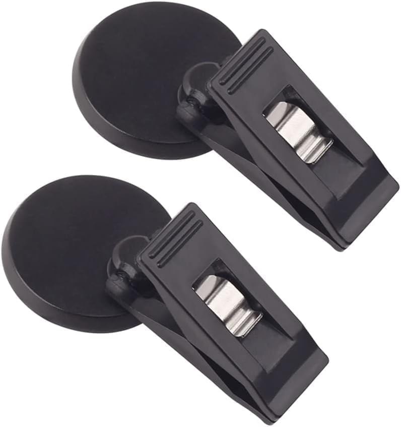 2 Pcs Black Parking Ticket Holder Note Holder Car Clip, Car Access Card Holder Ticket Glasses Clip Multipurpose Accessories, Badge