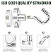 MIKEDE Magnetic Hooks, Strong Magnets Hooks Heavy Duty, Extra Strong Cruise Hook for Hanging, Industrial Metal Refrigerator Hooks for Cruise Cabins, Fridge, Kitchen, Grill-12 Pack-18 Pack 170lbs