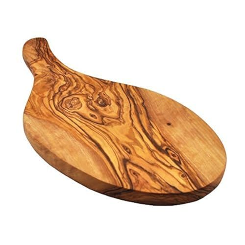 Tabla para picar ajo de madera de olivo Naturally Med miniatura 1