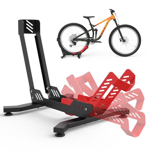 Amazon IMAYCC Professional Bike Stand Floor, Bike Stand for Indoor Cycling, Bike Rack for Garage/Home -Storage Bicycle Parking Rack Fit 24”-29”Mtb/Dirt/Road/Mountain. #ad