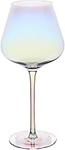 Copo de arco-íris colorido gradiente taça de vinho brilhante taça champanhe vinho copo vinho vinho vinho vinho vinho conjunto vidro sem chumbo, A860 ml