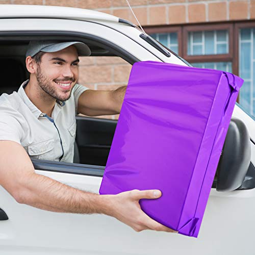 Image of Metronic Poly Mailers 12x15.5 200 Pack Large Shipping Bags,Strong Adhesive Mailing Bags, Waterproof and Tear-Proof Multipurpose Envelopes for Clothing, Small Business,Boutique, Postal Bags Purple