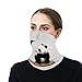 VTCTOASY Bird Cedar Panda Neck Gaiter Personalized Soft Windproof Face Covers Cozy Winter Neck Warmer Gator Scarfs Multipurpose Fashion Breathable Bandana Face Mask Scarf for Adult