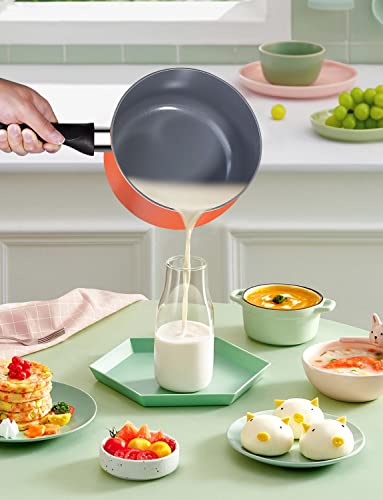 Flamingpan 12 Piece Nonstick Pots And Pans Sets,Kitchen Cookware With Ceramic Coating,Dishwasher Safe,Frying Pan Set With Lid, Induction Pans Set,Pots And Pans With Clearance,Suitable For Any Cooktop #TOP4