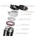 flintronic Insulated Coffee Cup, 360ml Leakproof Travel Mug, Stainless Steel Vacuum Coffee Flask, Hot&Cold Drink Bottle for Coffee, Tea & Water (Brush Included)