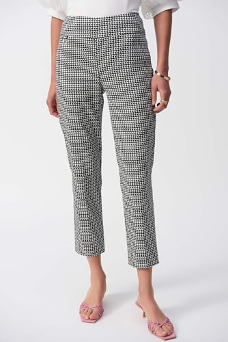 Women's Geometric Jacquard Crop Pull-on Pants2