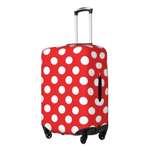 Cute Polka Dot Print Fashionable Suitcase Cover Personalized Luggage Protector for Travel and Business2