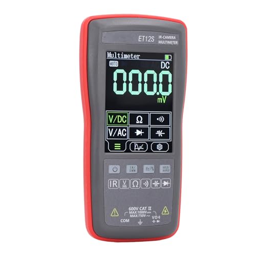 Tester Multimetro per Termocamera 2 in 1 1080020 Hz Frequenza Immagine 4000 Conteggi Di Piccole Dimensioni e Leggero Batteria Incorporata