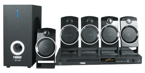 image for NAXA Electronics ND-859 5.1-Channel Home Theater DVD/Digital Media Pla