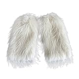 Photo Gallery dieke scaldamuscoli da donna in morbido pelo, eleganti ghette invernali per le gambe, addensare e peloso, copertura per stivali in peluche senza piedi, calzini lunghi pelosi, bianco, taglia unica Photo Gallery dieke scaldamuscoli da donna in morbido pelo, eleganti ghette invernali per le gambe, addensare e peloso, copertura per stivali in peluche senza piedi, calzini lunghi pelosi, bianco, taglia unica