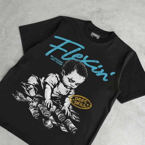 Image of DopeSkill Graphic Tee Streetwear Hip Hop Hypebeast Street Style Unisex T-Shirt Sneaker Colour Matching Shirts Swag Y2K Style