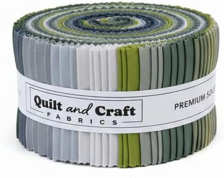 2.5" Fabric Strip Roll - 100% Cotton Quilting Strip (Neutral Palette)