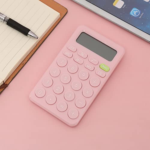 Mini calculadora eletrônica Candy Color com visor LCD de 8 dígitos, calculadora portátil pequena com
