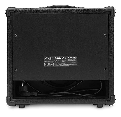 Rocktile Scream 15 Gitaarversterker Mini Combo Amp (15 Watt versterker, 2 kanalen, draagbaar, AUX-in voor MP3/CD, 3-bands equalizer, koptelefoonaansluiting) - Image 4