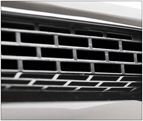 Platinum Style Front Upper Hood Bulge Molding Gloss Black Compatible with 2014-2021 Toyota Tundra
