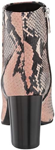Aquatalia womens FUOCO Shiny Embossed Croc Weatherproof Ankle Bootie, Black, 10.5 M US | Image 2