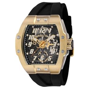 Invicta 43513 Men’s JM Correa Black Silicone Strap Automatic Watch