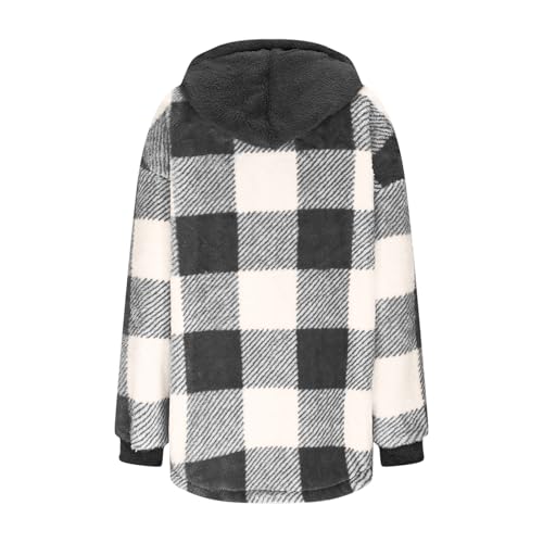Veste d'hiver chaude et moelleuse manteau en polaire isolant à fermeture - 6