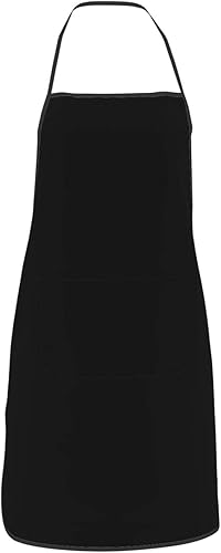 Miniatura 9 de Delantal de diseño personalizado para mujeres y hombres con bolsillos, delantal de cocina personalizado con diseño de logotipo