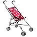 Produktbild The New York Doll Collection Herzen Buggy für Kinder - Rosa Super nett Puppenwagen für Mädchen und Jungen - Falten zur Aufbewahrung - Passend für 18 Zoll/46 cm