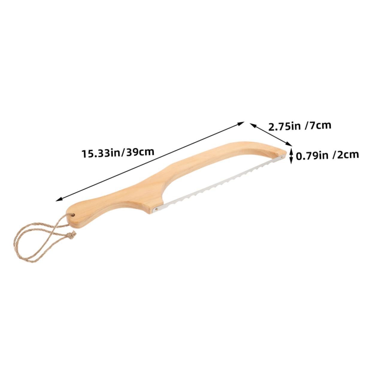 CIYODO Stainless Steel Bread Slicer Serrated Blade for Home and Commercial Kitchens