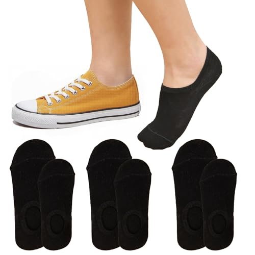 No-Show Socks for Women Soft Invisible Socks Non-Slip Socks