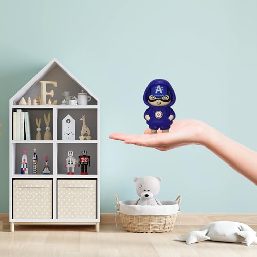 Image of WOYAX Face Changing Keychain with 3 Expressions 3D Cartoon Character ABS Toy Key Holder Unisex Keychain for Bags, Cars & Gifts Cute Action Figure for Kids & Adults