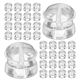 Gadpiparty Topes de silicona para aretes, ajuste versátil, 90 piezas para aros, tapones de embrague de silicona ligeros para viajes y elegancia diaria