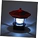 Mikikit Practical LED Lighting Tool Outdoor Light House Outdoor Decor Solar Garden Lighthouse Fairy Lighthouse Solar Lights Garden Bright Lighthouses Landscape Path Lights Patio Beacon Red