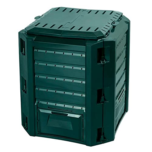 Zanvic Compogreen - Compostador Jardín, 380 LTS, Verde Cover