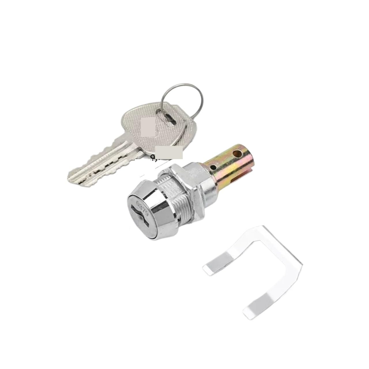 Fonhndg Color 3 Cabinet Locks 2 Sets Iron Cabinet Insert Linkage Toolbox Lock 180 Degree Rotation Unlocking Portable Drawer Alloy Durable File(Color 3)