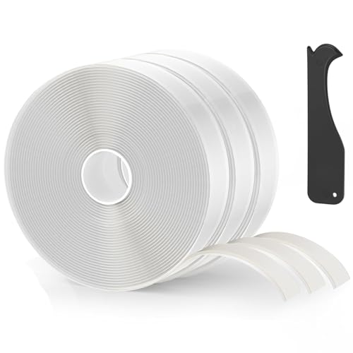 Butyl Tape, 3/4 in x 30 ft White Waterproof RV Sealant Tape, 3 Pack