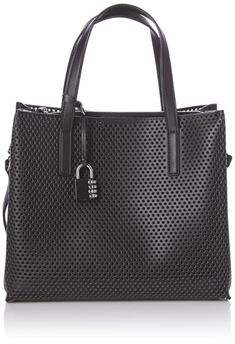 Sac satchel DKNY en cuir classique noir - Handbag casual de mode féminine
