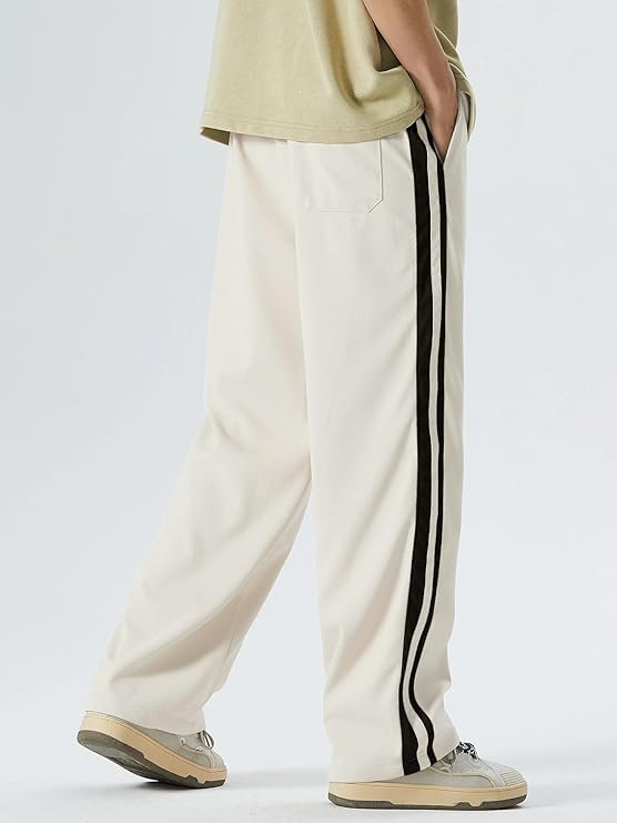 Image of GRECIILOOKS Men's Loose Mid Rise Casual Trousers Pants | Regular | Sports Stylish Track Pant | Sweatpants (Available in Plus Size)