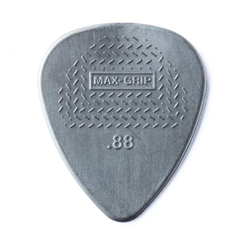 JIM DUNLOP - 449F073 24er-Pack Max-Grip Nylon Standard Plektren 0,73 mm, grau