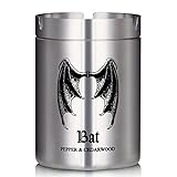 MASPRIV Gothic Scented Candle for Men - Rich Manly Scents, 50+ Hours Burn Time, 76.5x92mm, Stainless