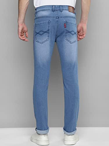 Image of Allen Cooper Slimmy Comfortable Mid Rise Denim Jeans for Men